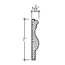 Side View image of Plaster Panel – DC407-120