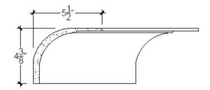 2D View image of Plaster Cove Moulding – DC504-174B