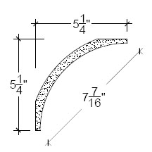 Side View image of Plaster Cove Moulding – DC505-121