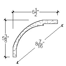 Side View image of Plaster Cove Moulding – DC505-174C