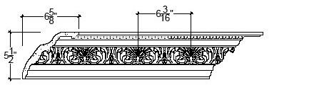 image of Plaster Cornice – DC505-391