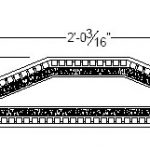 2D View image of Plaster Ceiling System – DC702-330B