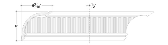 Plaster Crown Cornice – DC506-103