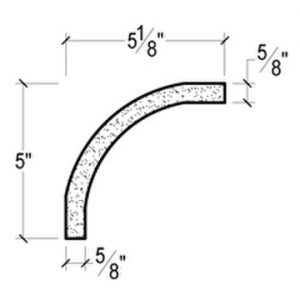 Side View image of Plaster Cove Moulding – DC505-121B