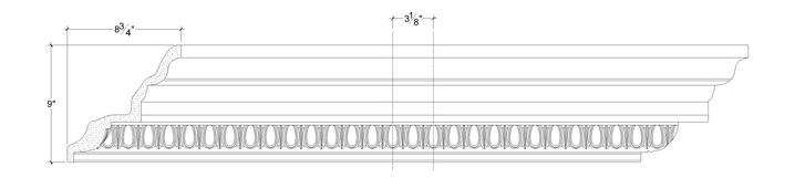 Plaster Crown Moulding – DC509-482