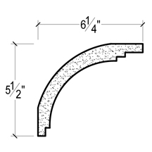 Side View image of Plaster Cove Moulding – DC505-129E