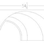 2D View image of Plaster Niche Top – DC104-754B