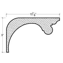 Side View image of Plaster Crown Moulding – DC509-472