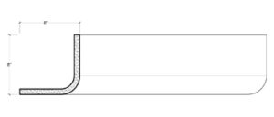 2D View image of Plaster Crown Moulding – DC508-728