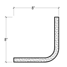 Side View image of Plaster Crown Moulding – DC508-728