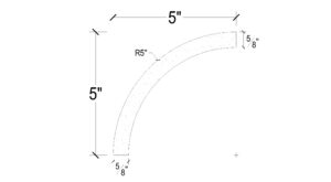 Side View image of Plaster Cove Moulding – DC505-121E