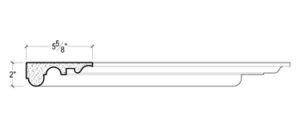 2D View image of Plaster Crown Moulding – DC502-828