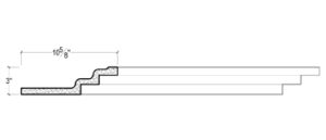 2D View image of Plaster Crown Moulding – DC503-788