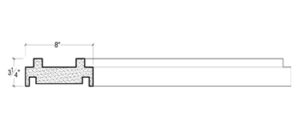 2D View image of Plaster Panel Moulding – DC403-785