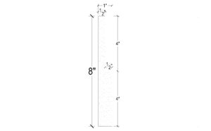 Side View image of Plaster Panel Moulding – DC408-382G