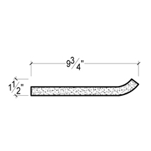 Side View image of Plaster Cove Lighting Moulding – DC409-756