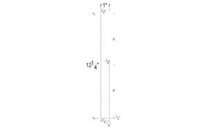 Side View image of Plaster Panel Moulding – DC412-182C