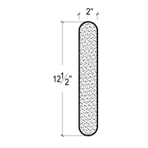 Side View image of Plaster Panel Moulding – DC412-743