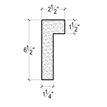 Side View image of Plaster Crown Moulding – DC502-790