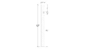 Side View image of Plaster Panel Moulding – DC412-880